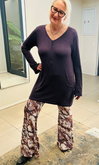 Flare leg pants