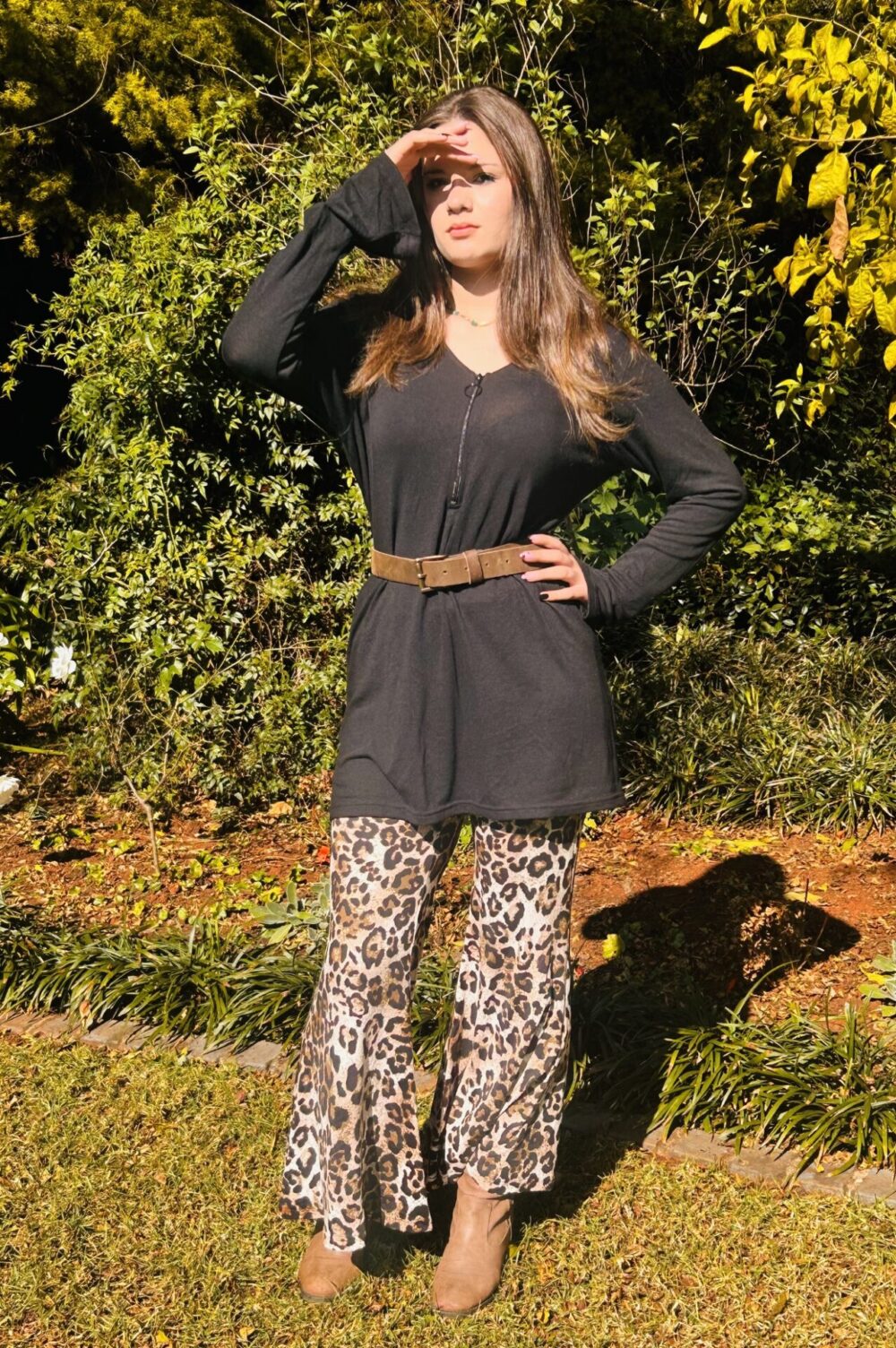 Flare leg pants