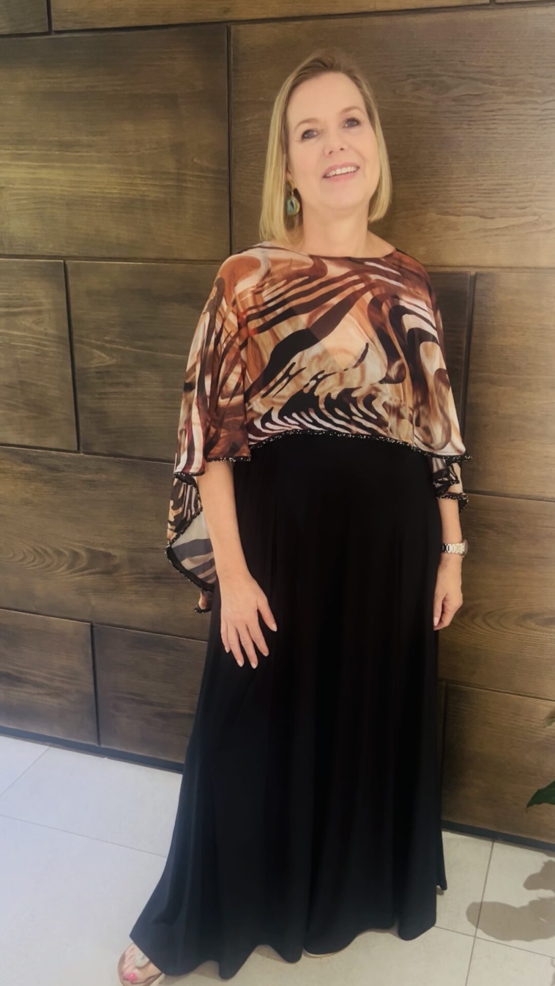 Shoulder Cape Animal Print